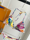 Pre Order 2pc Graffiti Bikini Set