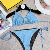 Pre Order Luxury Double F Design Bikini Set (2 Colours)