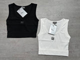 Pre Order Luxury Crop Tank Top