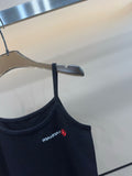 Pre Order Strap Vest Top With Luxury Logo