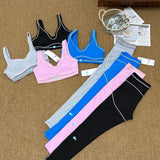Pre Order 2Pc Luxury Bralet & Leggings Set (5 Colours)
