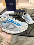 Pre Order Luxury Logo Trainers In Blue