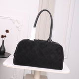 Pre Order Black Suede Luxury Duffel Bag
