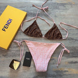 Pre Order Luxury Double F Design Bikini Set (2 Colours)