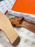 Pre Order Luxury H Slides In Tan