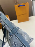 Pre Order Luxury Denim Logo Design Bag & Purse