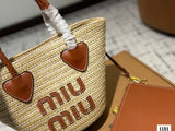 Pre Order Luxury Double Logo Beach Bag