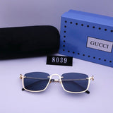 Pre Order Luxury Half Metal Frame Logo Sunnies