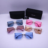 Pre Order Luxury Frameless Curve Sunglasses (5 Colours)
