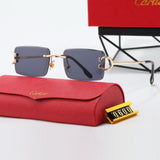 Pre Order Luxury Frameless Logo Glasses (6 Colours)