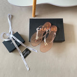 Pre Order Jelly Luxury Logo Flipflops