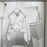 Pre Order Windbreaker Yoga Short Sets (3 Colours)