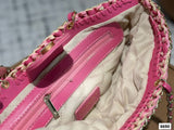 Pre Order Luxury Logo Chain Bucket Beach Bag (3 Colours)