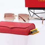 Pre Order Luxury Frameless Logo Glasses (6 Colours)