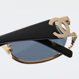 Pre Order Oval Gold Detail Sunglasses (6 Colours)