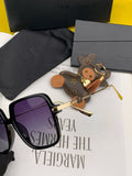Pre Order Luxury Square Gold Frame Sunglasses