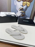 Pre Order Luxury Pearl Logo Flip Flops