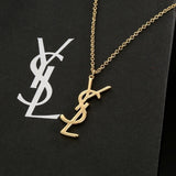 Pre Order Luxury Letter Drop Necklace