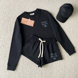 Pre Order Luxury Cropped Short Set