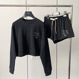 Pre Order Luxury Cropped Short Set