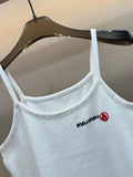 Pre Order Strap Vest Top With Luxury Logo
