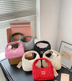 Pre Order Luxury Pleated Design Logo Mini Bag (7 Colours)
