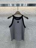 Pre Order Luxury Logo Sleeveless Strap Top
