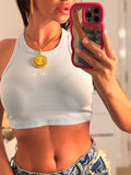 Pre Order Luxury Crop Tank Tee