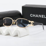 Pre Order Oval Gold Detail Sunglasses (6 Colours)