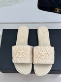 Pre Order Luxury Logo Velcro Slides
