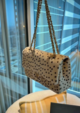 Pre Order Spotted Double Initial Fur Shoulderbag