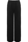 Wide Leg Joggers In Black