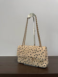 Pre Order Spotted Double Initial Fur Shoulderbag