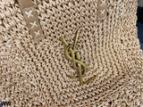 Pre Order Luxury Gold Letter Logo Basket Bag