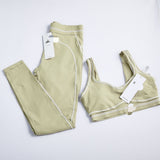 Pre Order 2Pc Luxury Bralet & Leggings Set (5 Colours)