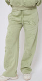 Oversized Cross Detail Tracksuit In Green