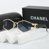 Pre Order Luxury Metal Frame Logo Cat Eye Sunglasses (5 Colours)