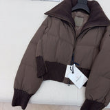 Pre Order Cropped Cord Style Luxury Logo Jacket