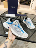 Pre Order Luxury Logo Trainers In Blue