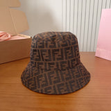 Pre Order Luxury Double Letter Design Logo Bucket Hat
