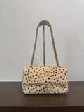 Pre Order Spotted Double Initial Fur Shoulderbag