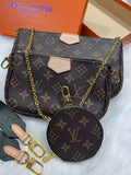 Pre Order Luxury Lv Trio bag with chain