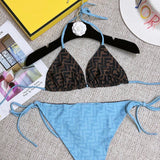 Pre Order Luxury Double F Design Bikini Set (2 Colours)