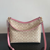 Pre Order Beige & Pink Printed Tote Bag