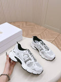 Pre Order Luxury Logo Trainers In Black & White