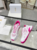Pre Order Luxury Logo Trainers In Pink
