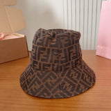 Pre Order Luxury Double Letter Design Logo Bucket Hat