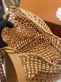 Pre Order Luxury Tote Wicker Bag