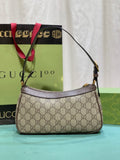 Pre Order Brown Luxe Logo Design Shoulder Bag