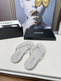 Pre Order Luxury Pearl Logo Flip Flops